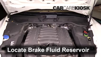 2013 Porsche Cayenne 3.6L V6 Brake Fluid Add Fluid